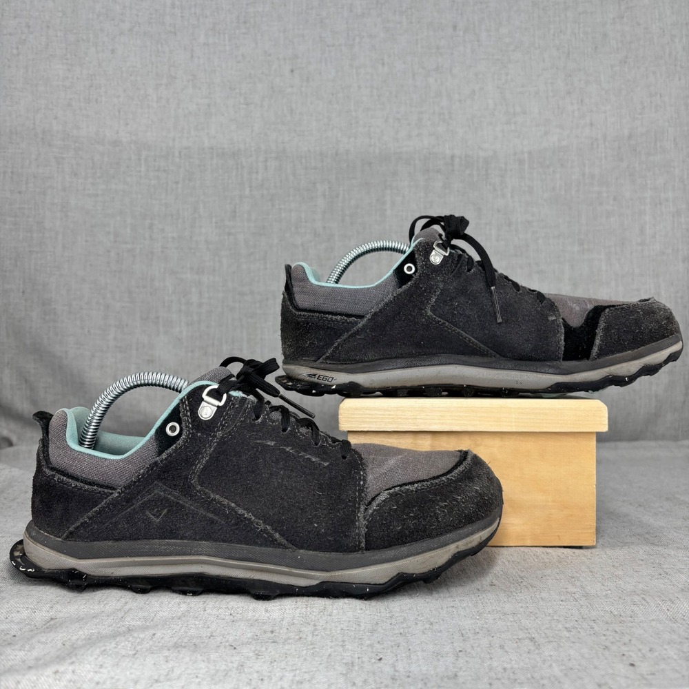 Altra Lone Peak Alpine Trail Shoes Gray Suede Hiking Sneakers Women's Size 10.5 - Picture 2 of 11